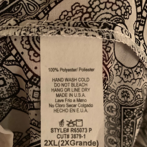 Beautiful Plus Tunic Blouse - Picture 6 of 8